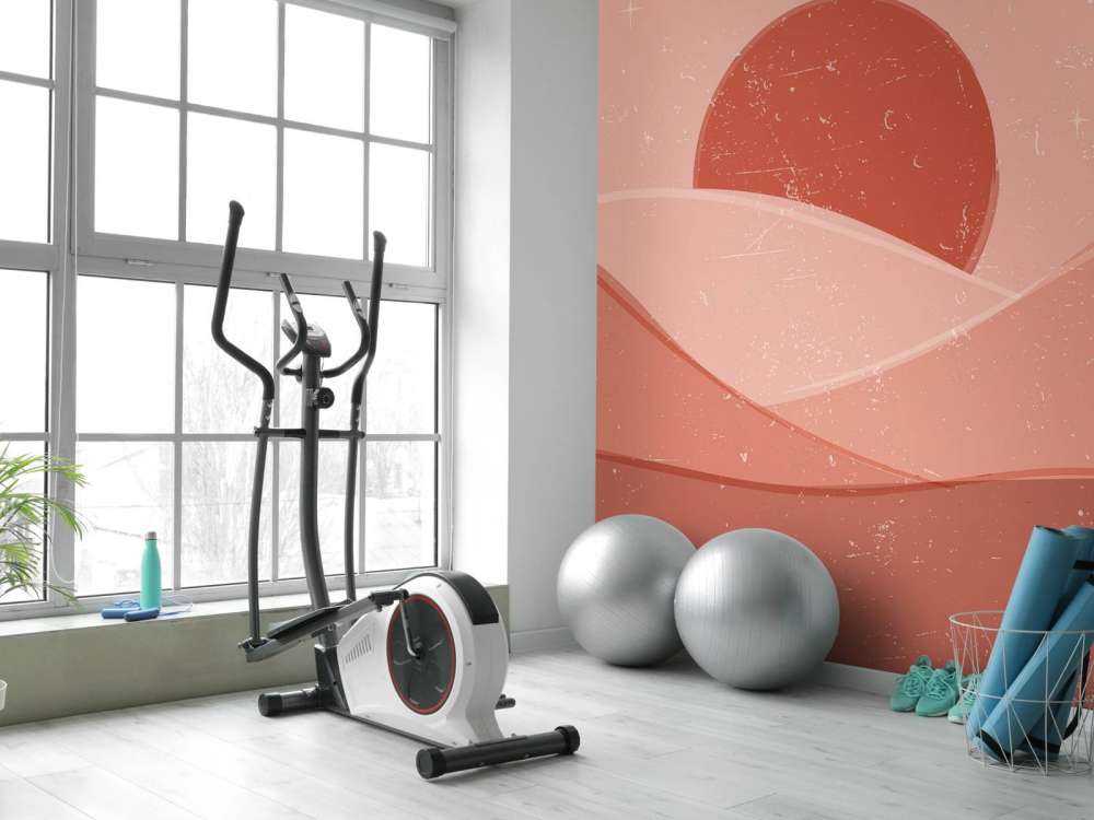 Rode golven voor de zon