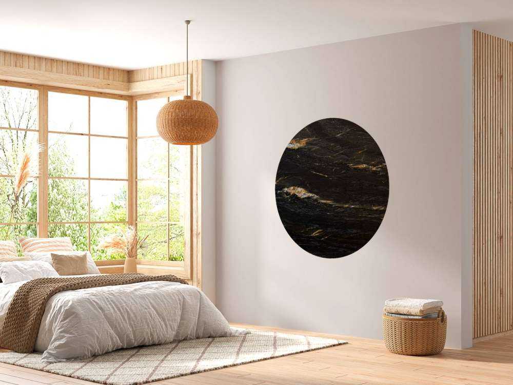 Donker marmer met strepen