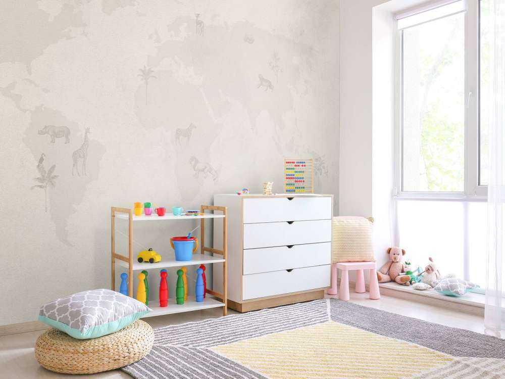 Wereldkaart sketch groen