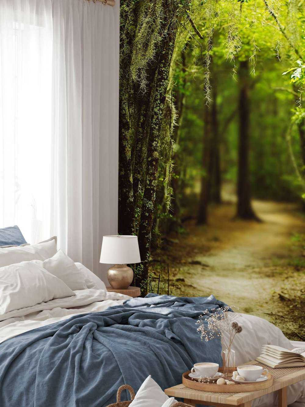 Spaans bos vol met mos