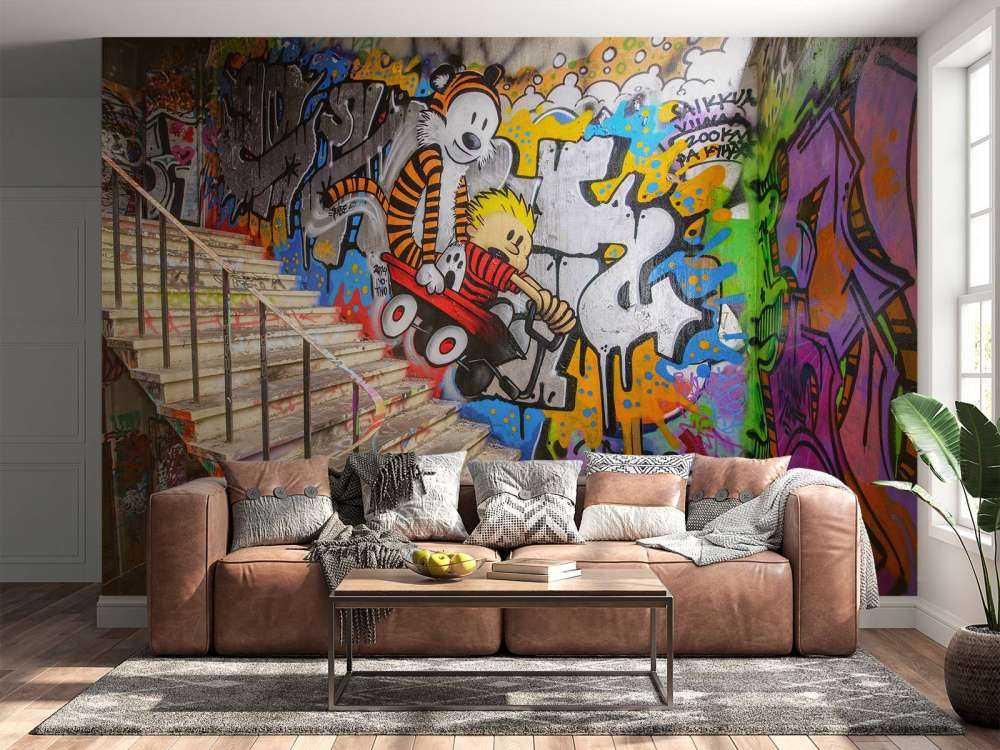 Graffiti met trap