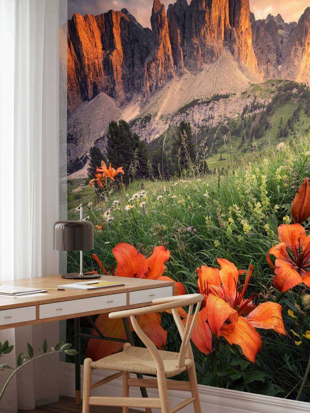 Zomergloed in de Alpen