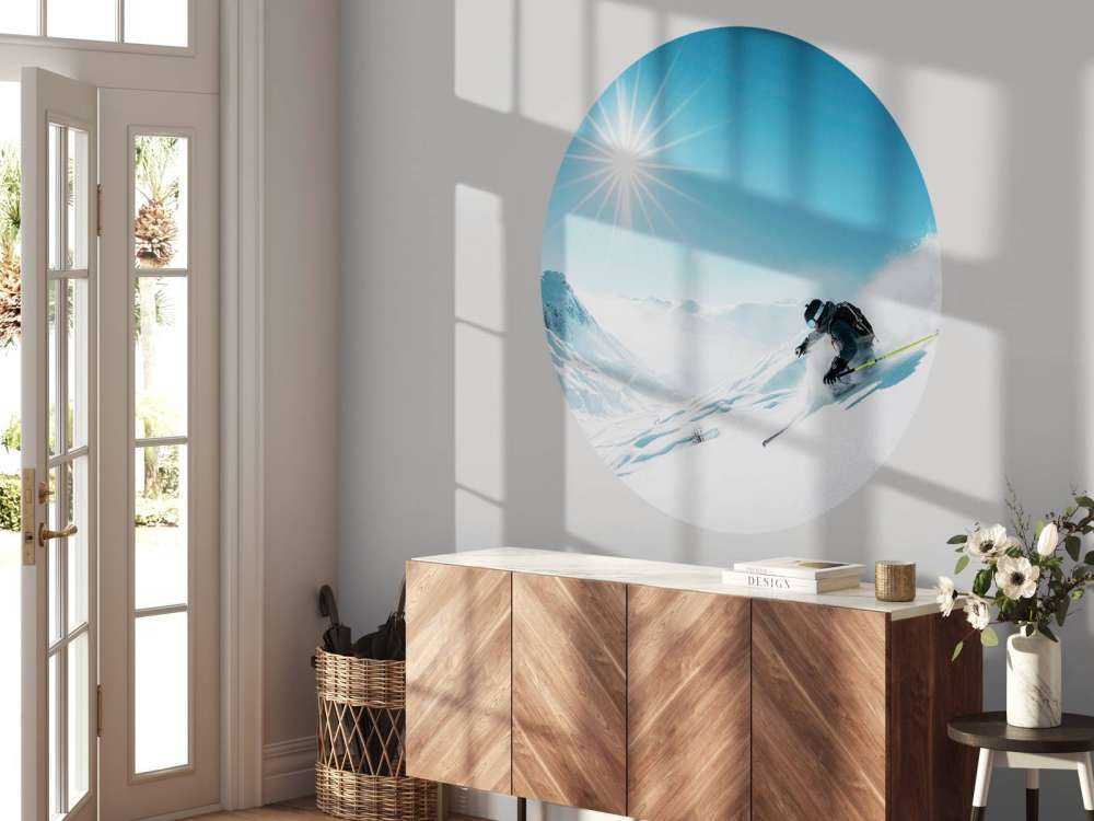 Poedersneeuw onder ijzige winterzon