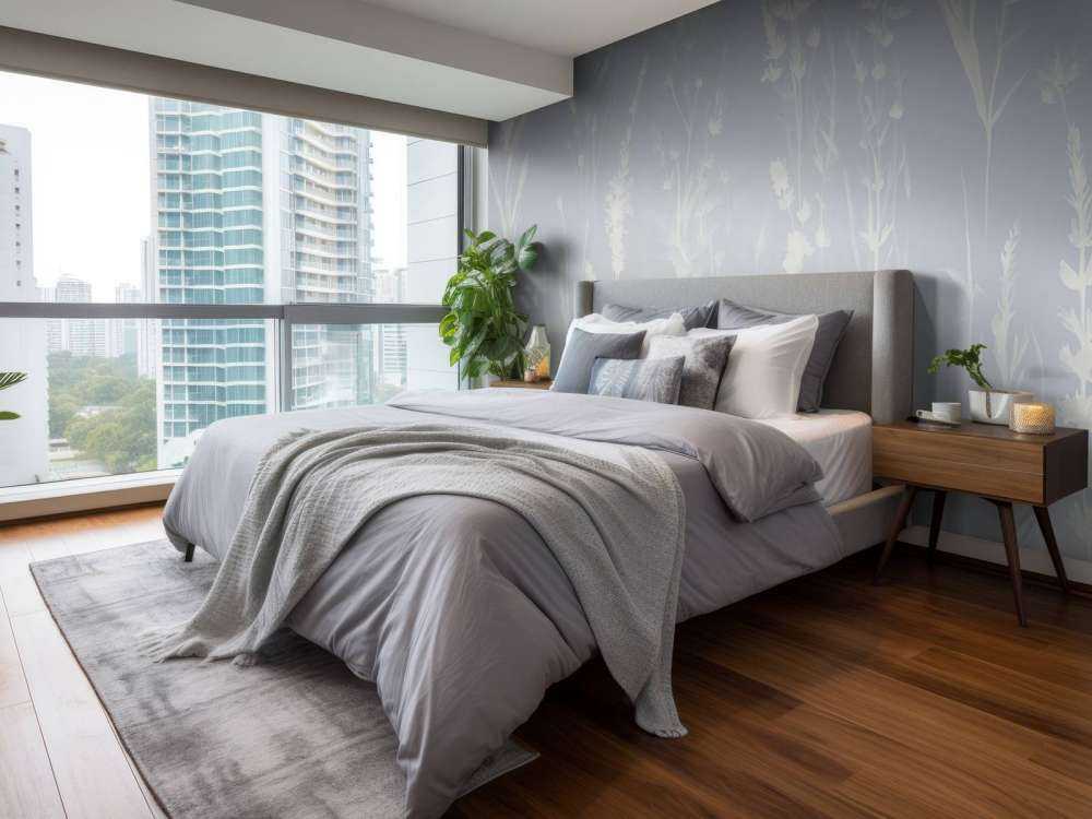 Lavender Glade Seamless Dusty Blue