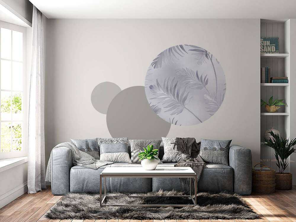 Golden leaves on dark Pale Blue