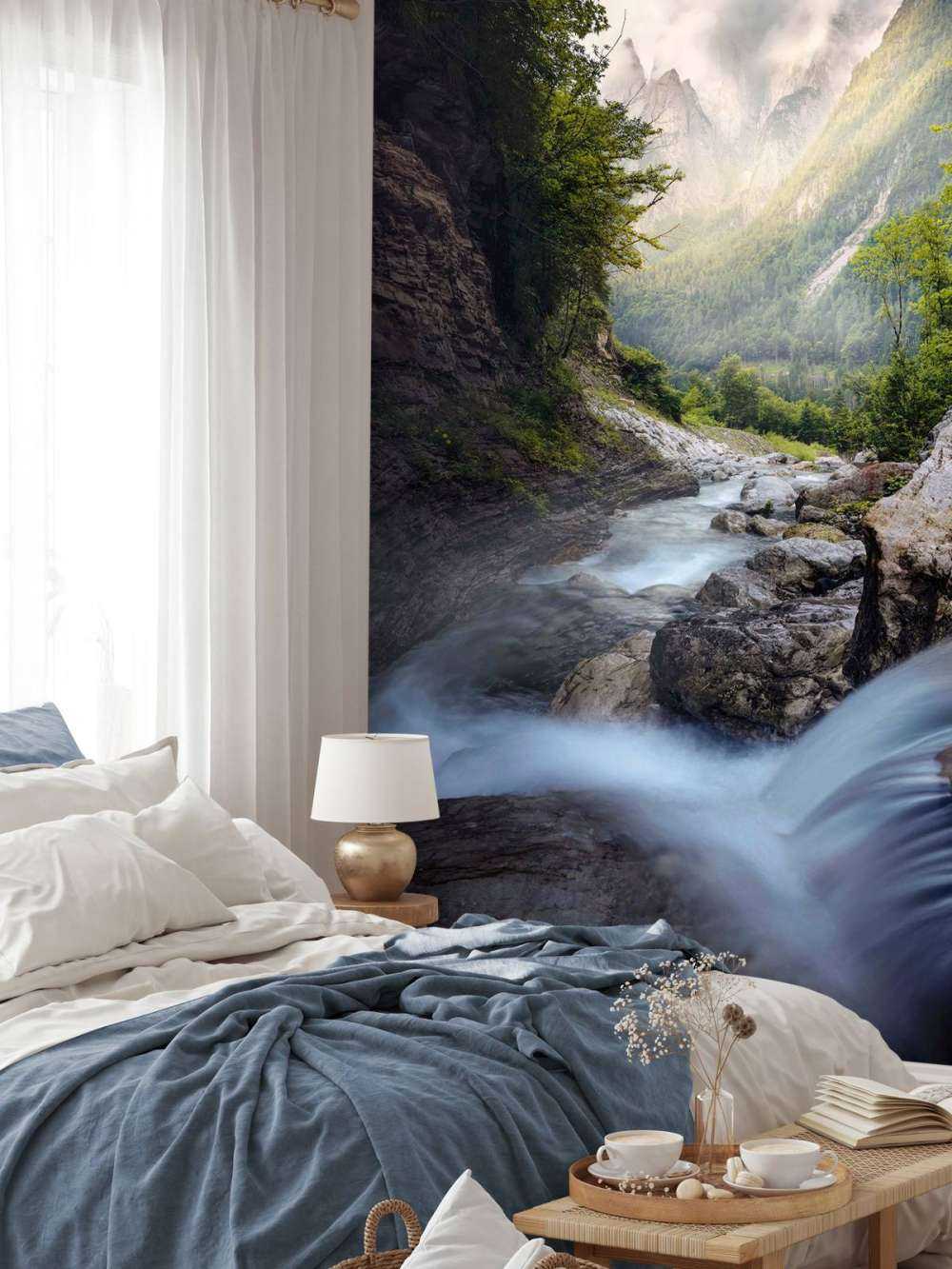 Bergstroom in de Wildernis