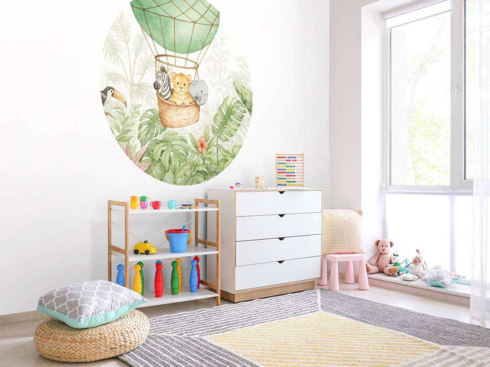 Jungleballon met kleine vrienden