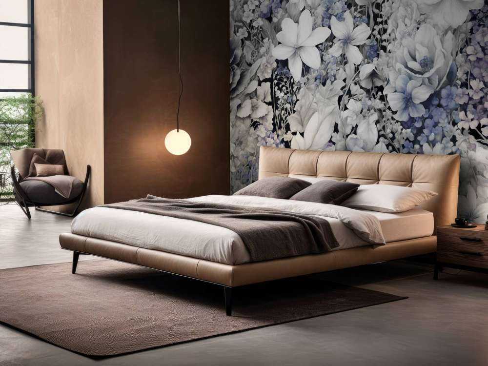 Flower festivalSEAMLESS Dark Blue