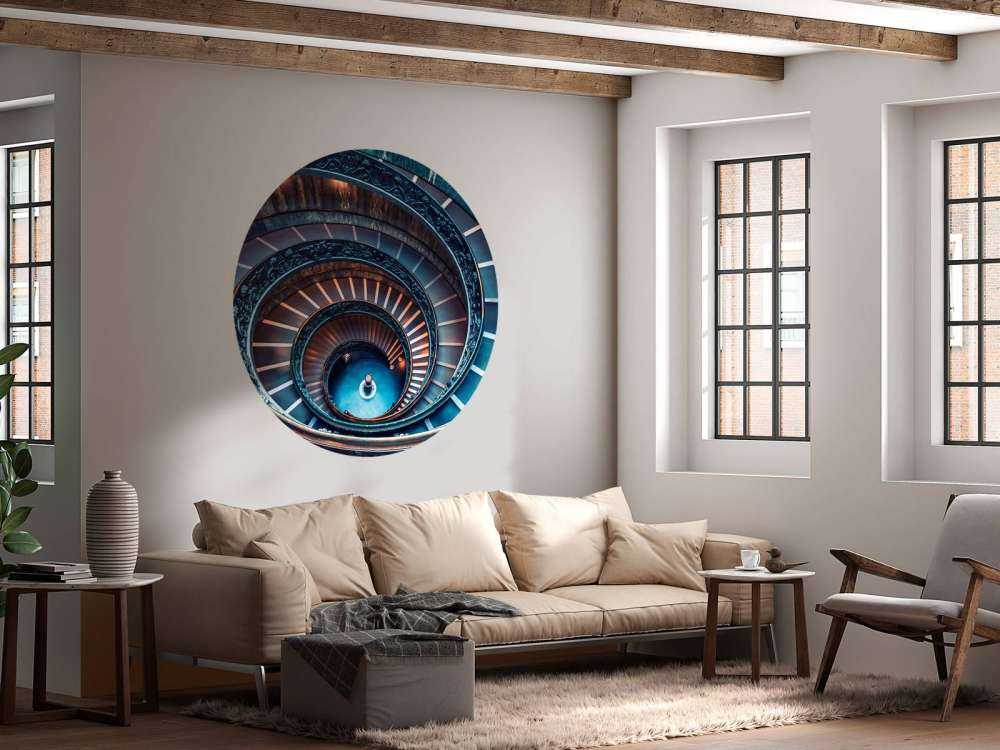 Spiraal van licht en koper