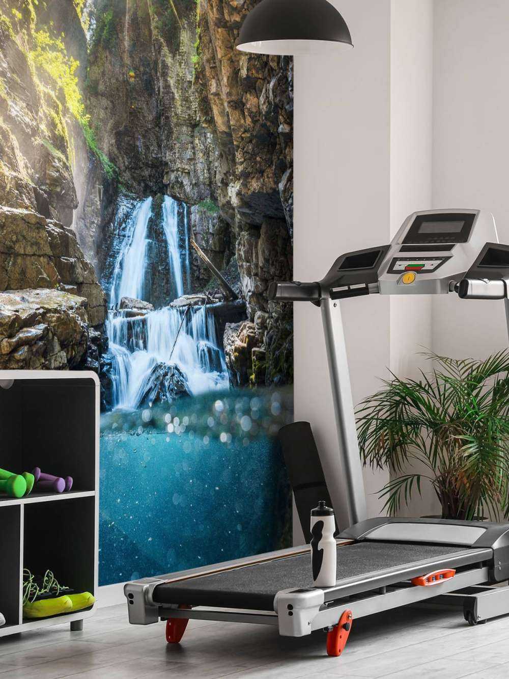 Zonlicht Op Bergwaterval