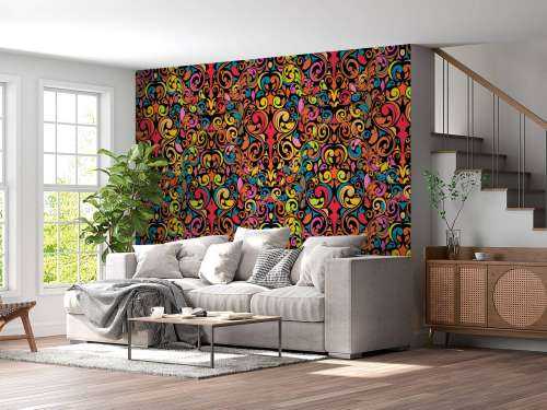 Abstracte gekleurde figuren