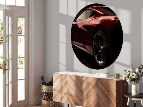 Rode sportauto