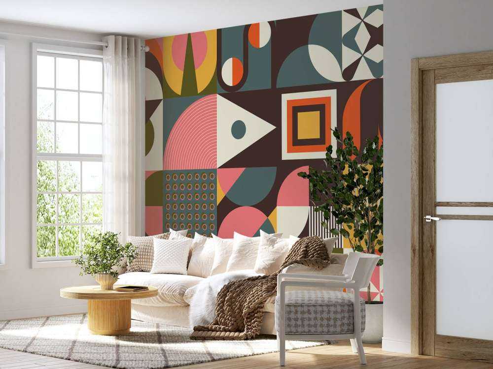 Kleurrijke abstracte vormen