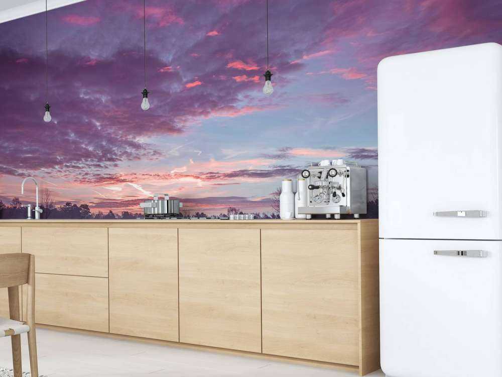 Weiland onder wolkenlucht