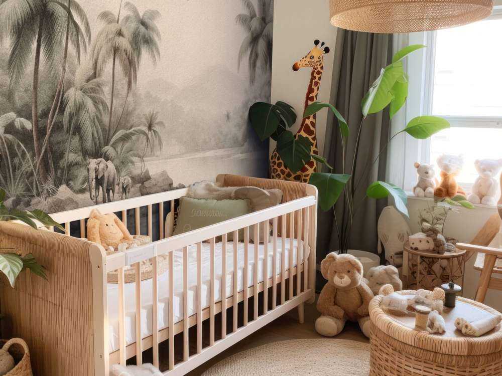 Jungle landschap met dieren