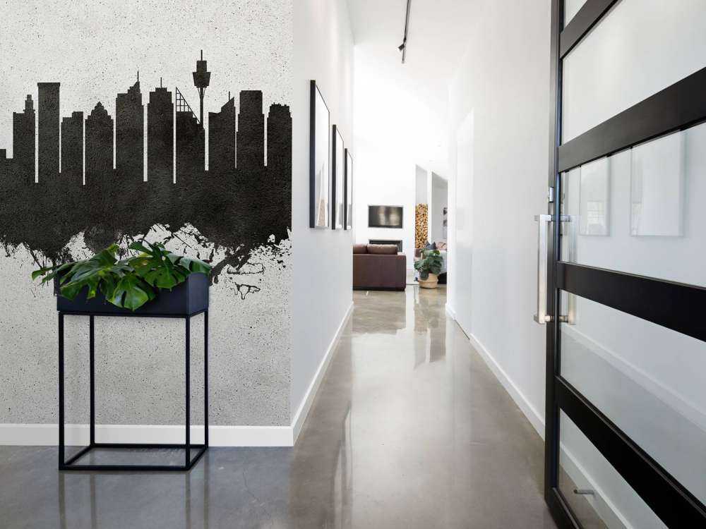 Waterverf skyline, Sydney