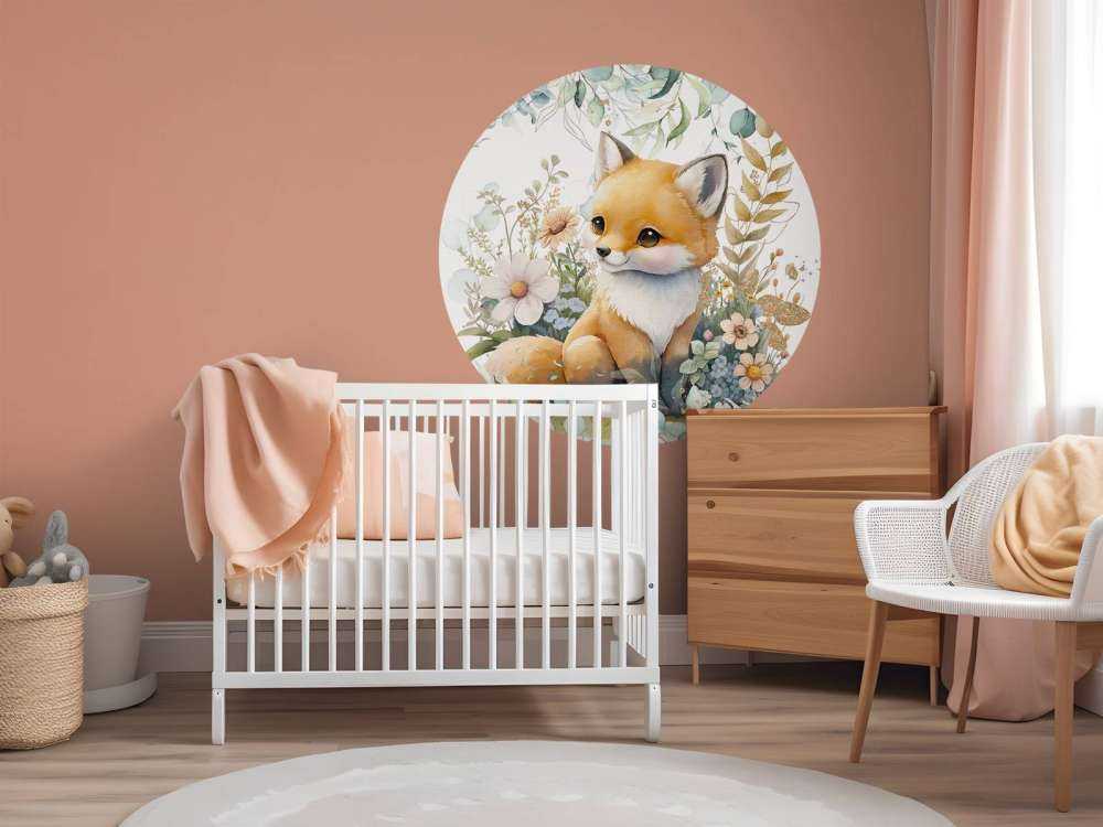 Mint & gouden gebladerte baby welpje