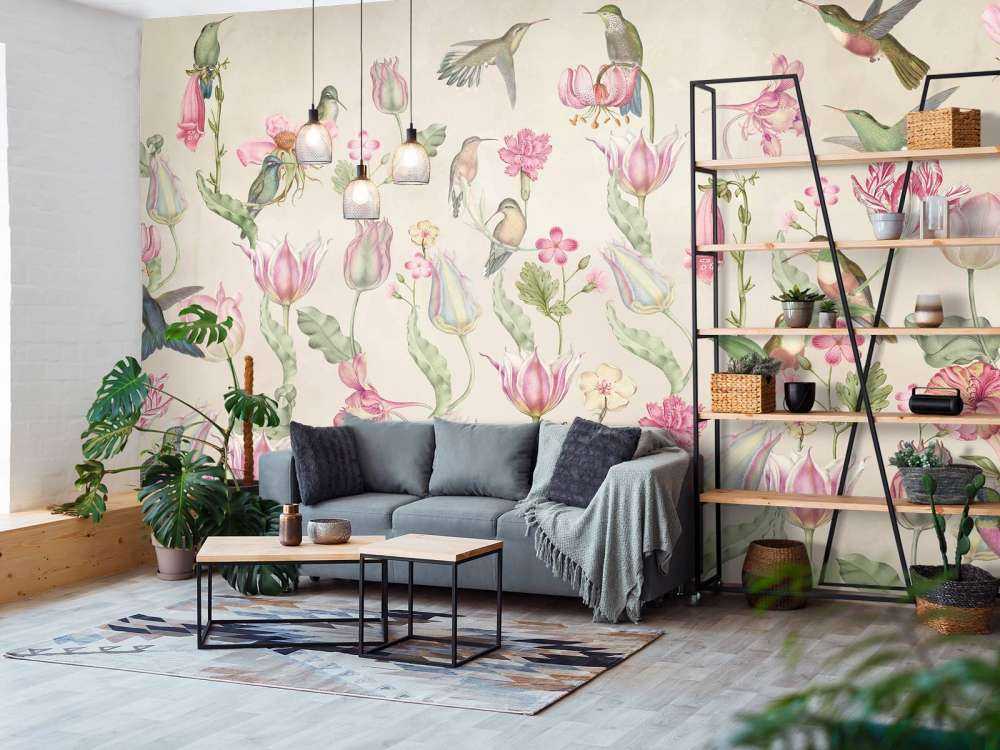 Hummingbird Tulip Symphony