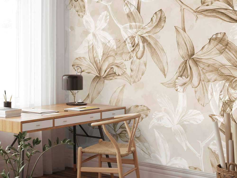 Orchid Dreamscape Sepia