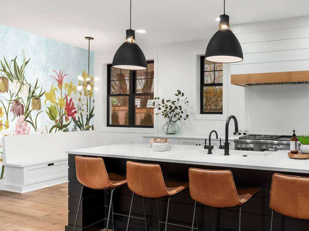 Spring Flowers - Soft Aqua Breeze