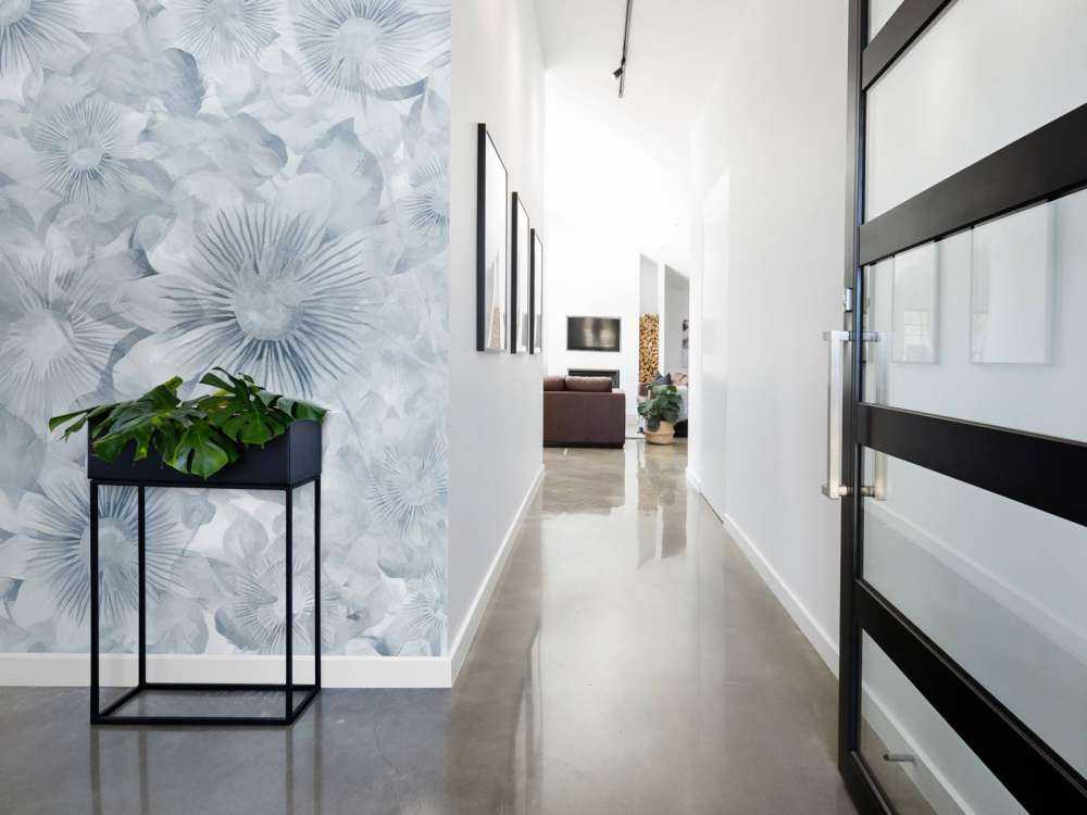 Botanical Watercolor Elegance Blue Moon