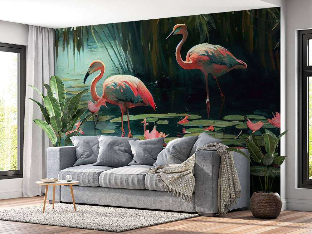 Waterlelie Flamingo Oase