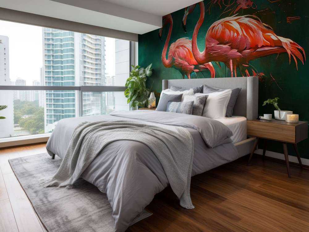 Flamingo Fluisterend Water