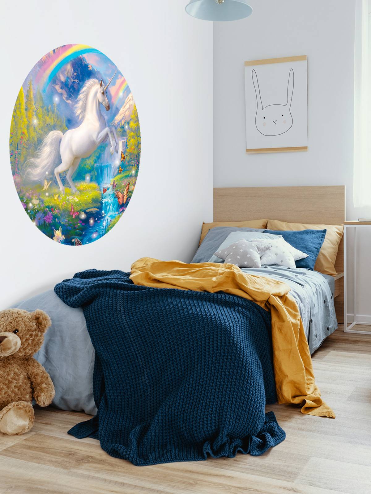 Fotobehang - Unicorn Valley - Fotobehang, image size:1200x1600