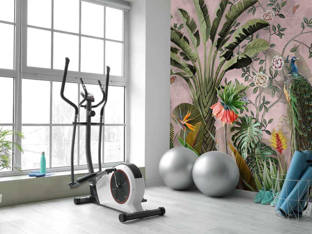 Pauw in Tropische Schoonheid