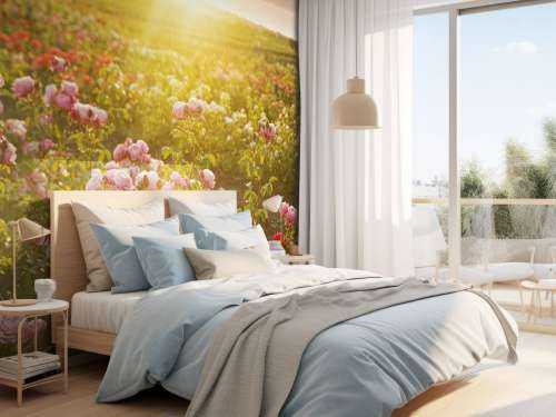 Veld vol rozen