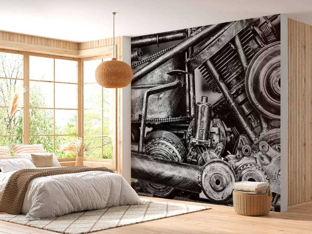 Motorblok van een motor