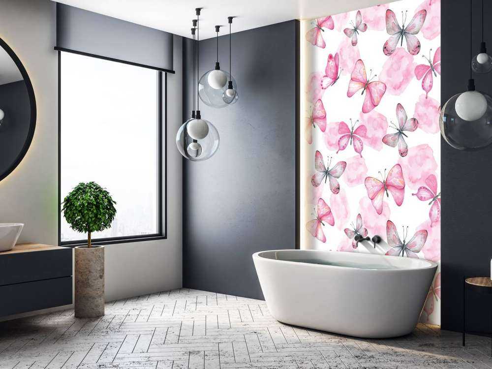 Waterverf vlinders