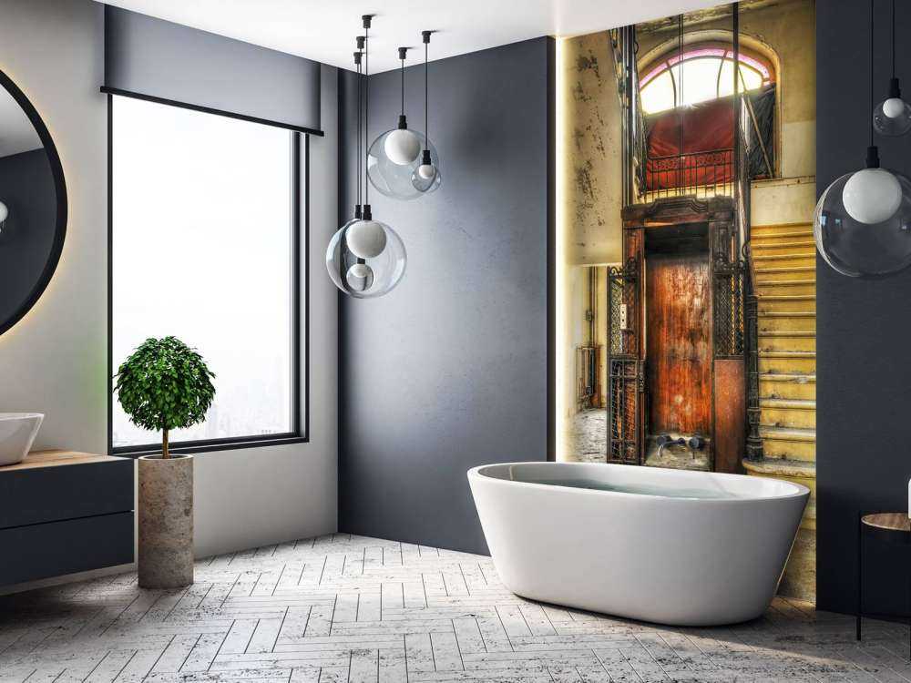 Verlaten hotel lobby