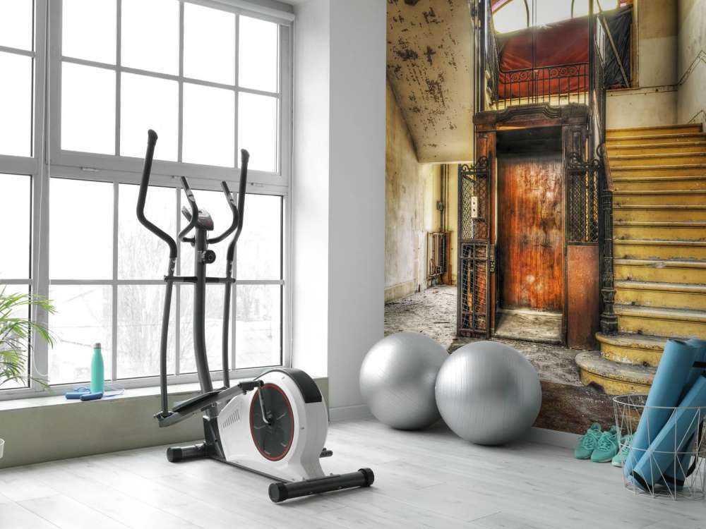 Verlaten hotel lobby