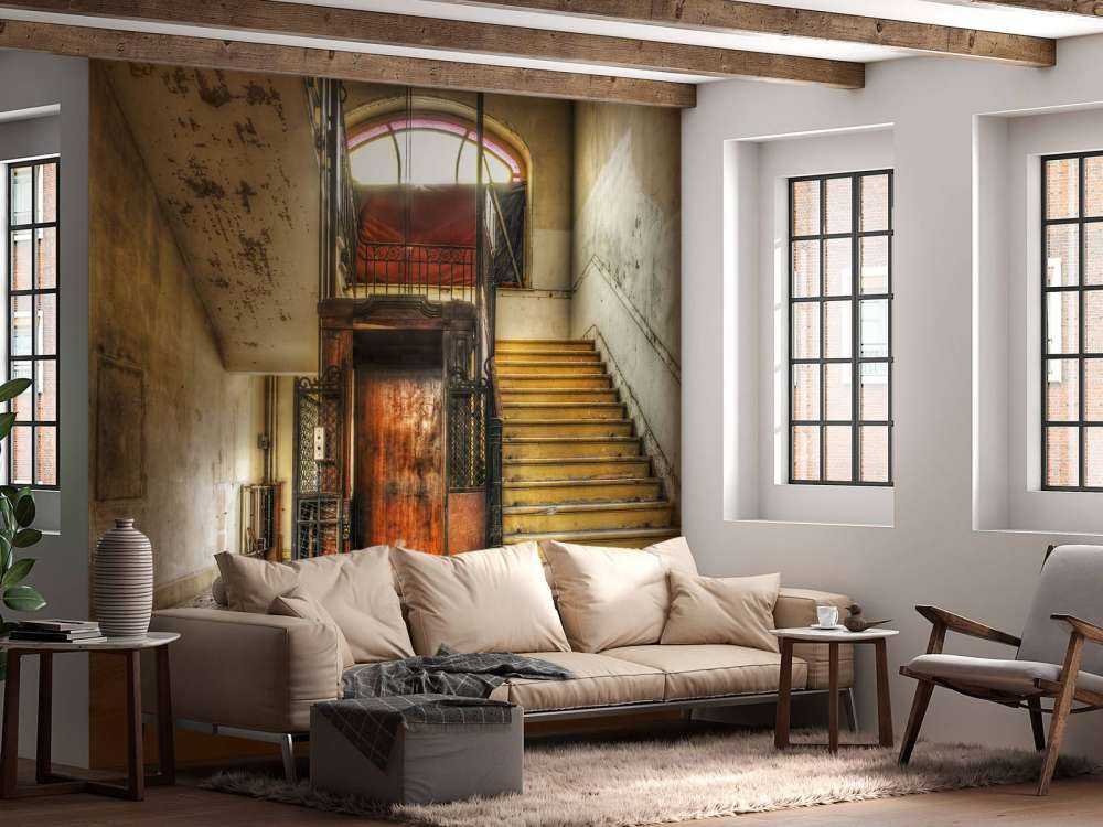 Verlaten hotel lobby