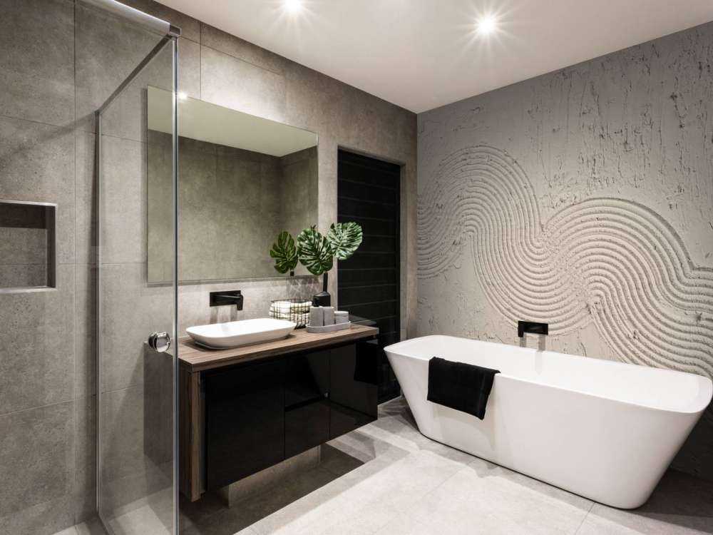 Zen garden structuur in linnen