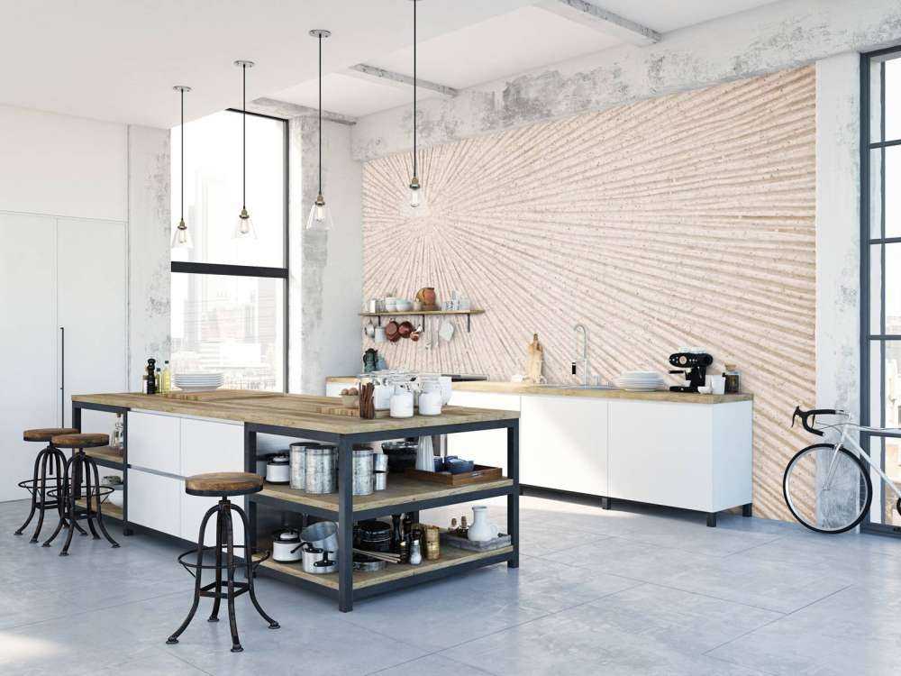 Structuur met lijnen zon linnen