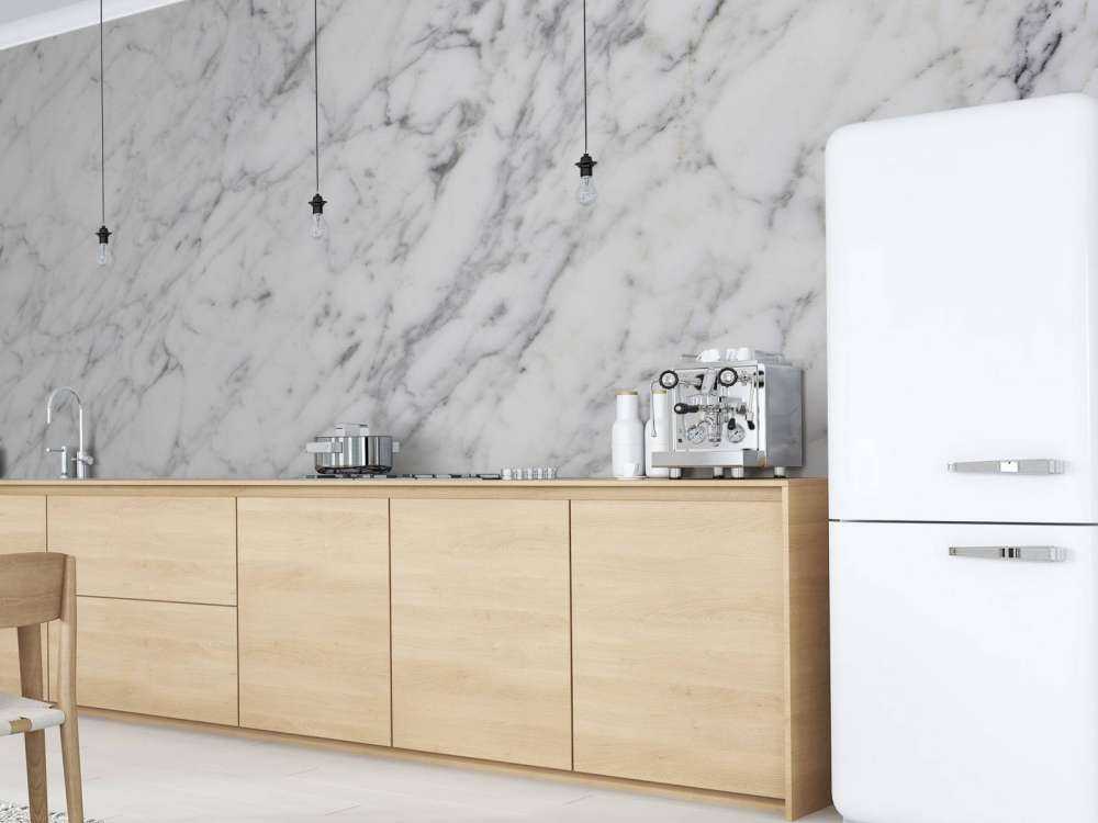 Licht marmer met textuur