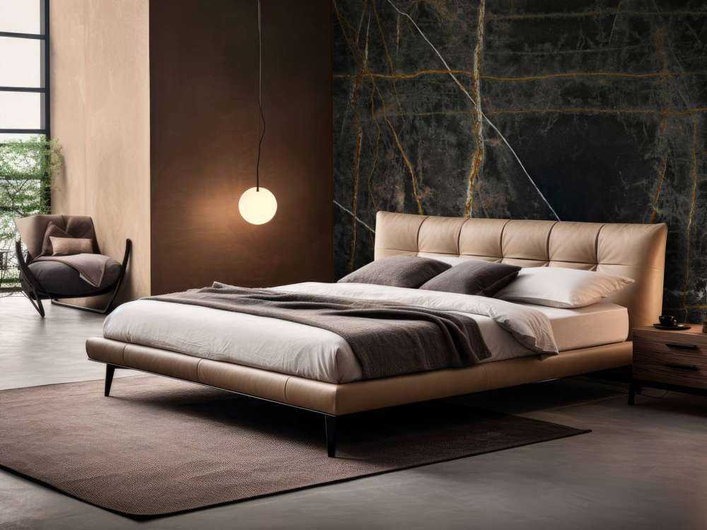 Zwart marmer met kopertinten