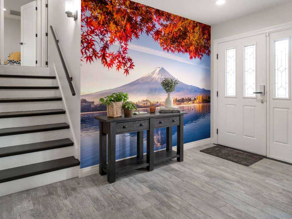 De Fuji berg in de herfst