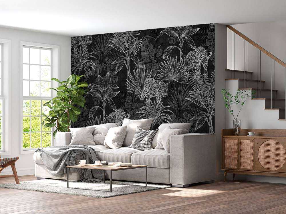 Palmbomen en panters