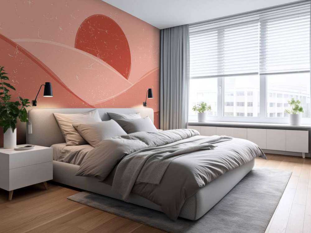 Rode golven voor de zon