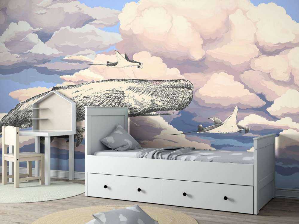 Walvis met zijn vrienden