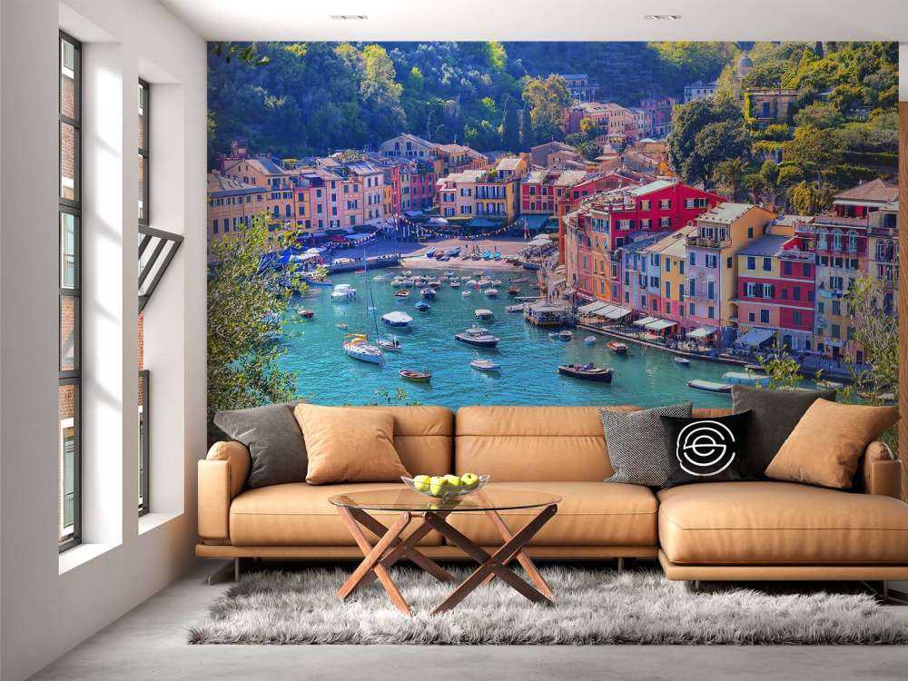 Kleine haven in Italië