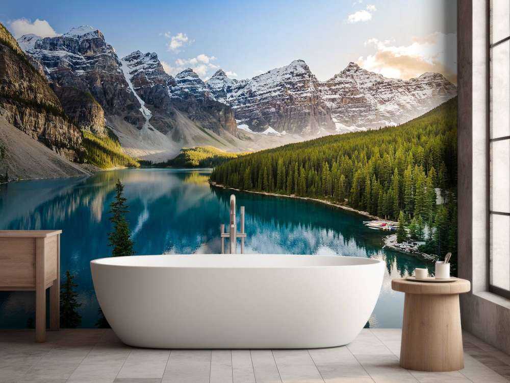 Meer in de Canadian Rockies