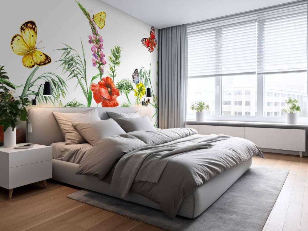 Vlinders in de natuur design