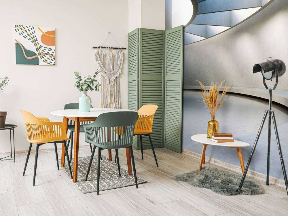 Architectonische betonnen ruimte