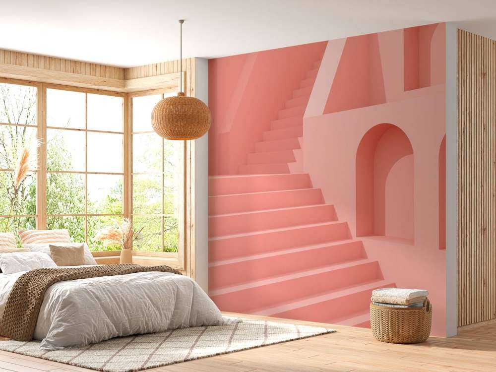 Roze gebouw