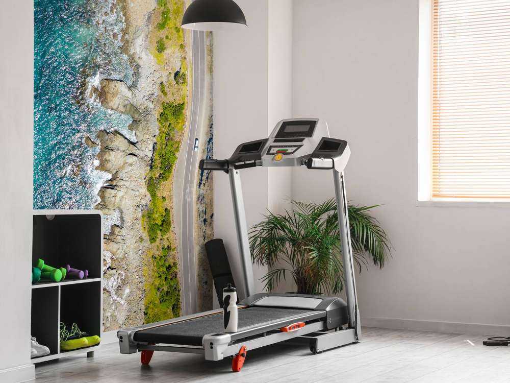 Drone shot van de kust