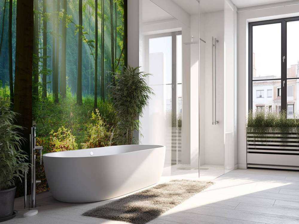 s Ochtends in het bos